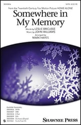 Somewhere in My Memory SATB choral sheet music cover